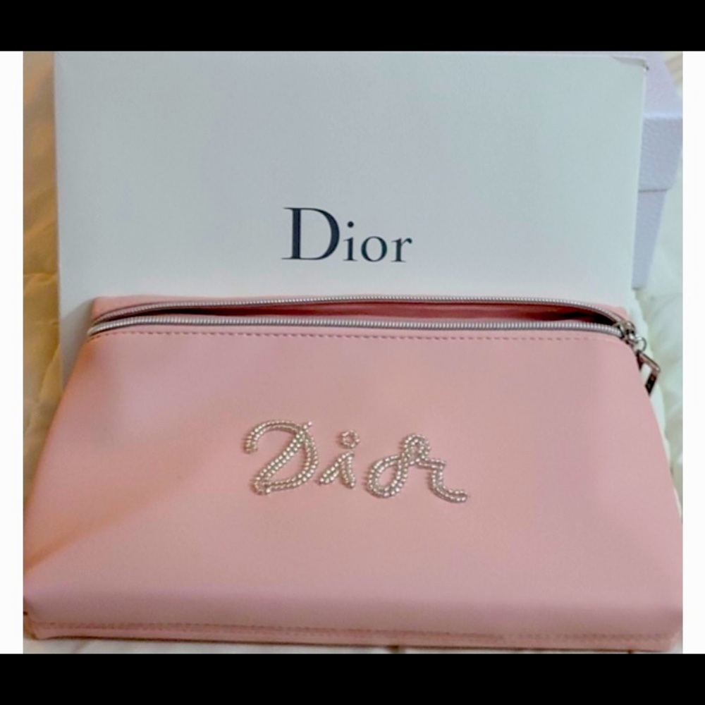 Authentic DIOR makeup bag large